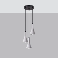 Lampa wisząca REA 3P beton SL.1226 SOLLUX LIGHTING
