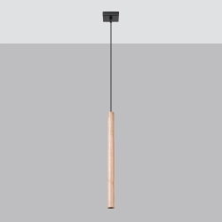 Lampa wisząca PASTELO 1 drewno SL.1266 SOLLUX LIGHTING