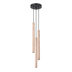 Lampa wisząca PASTELO 3P drewno SL.1268 SOLLUX LIGHTING
