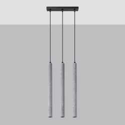 Lampa wisząca PASTELO 3L beton SL.1272 SOLLUX LIGHTING