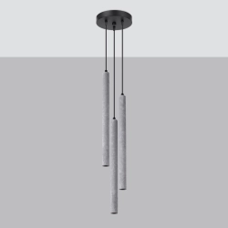 Lampa wisząca PASTELO 3P beton SL.1273 SOLLUX LIGHTING