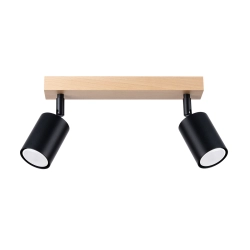 Plafon VERDO 2 czarny SL.1291 SOLLUX LIGHTING