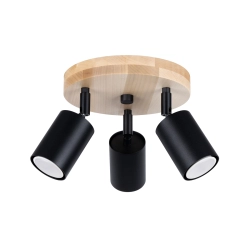 Plafon VERDO 3P czarny SL.1292 SOLLUX LIGHTING