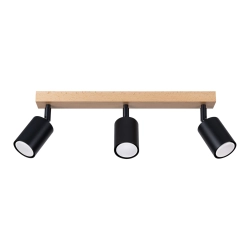 Plafon VERDO 3L czarny SL.1293 SOLLUX LIGHTING