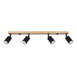 Plafon VERDO 4 czarny SL.1294 SOLLUX LIGHTING