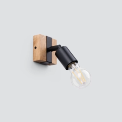Kinkiet ZUCA czarny SL.1295 SOLLUX LIGHTING