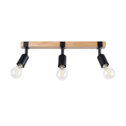 Plafon ZUCA 3 czarny SL.1297 SOLLUX LIGHTING