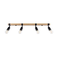 Plafon ZUCA 4 czarny SL.1298 SOLLUX LIGHTING Plafon ZUCA 4 czarny SL.1298 SOLLUX LIGHTING