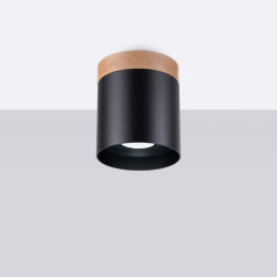 Plafon RIF czarny SL.1349 SOLLUX LIGHTING Plafon RIF czarny SL.1349 SOLLUX LIGHTING