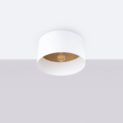 Plafon TELESTO biały/jasny brąz SL.1393 SOLLUX LIGHTING