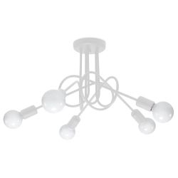 Żyrandol LOOP 5 biały SL.1432 SOLLUX LIGHTING