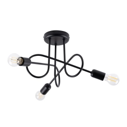 Żyrandol LOOP 3 czarny SL.1434 SOLLUX LIGHTING