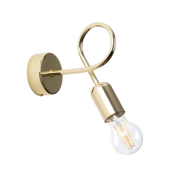 Kinkiet LOOP złoty połysk SL.1436 SOLLUX LIGHTING