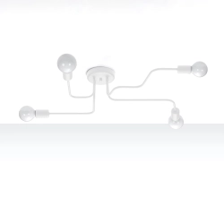 Żyrandol VECTOR 4 biały SL.1442 SOLLUX LIGHTING Żyrandol VECTOR 4 biały SL.1442 SOLLUX LIGHTING