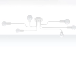 Żyrandol VECTOR 6 biały SL.1443 SOLLUX LIGHTING Żyrandol VECTOR 6 biały SL.1443 SOLLUX LIGHTING