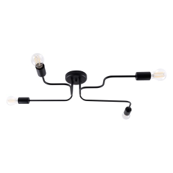 Żyrandol VECTOR 4 czarny SL.1446 SOLLUX LIGHTING