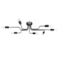 Żyrandol VECTOR 8 czarny SL.1448 SOLLUX LIGHTING Żyrandol VECTOR 8 czarny SL.1448 SOLLUX LIGHTING