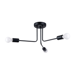 Żyrandol NORAH 3 czarny SL.1450 SOLLUX LIGHTING