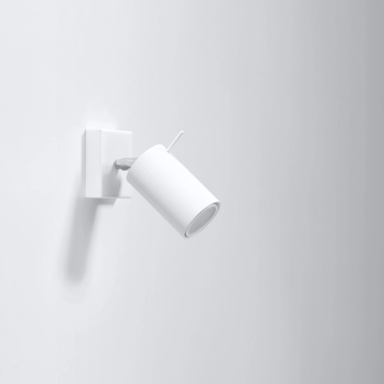 Kinkiet RING biały z włącznikiem SL.1024 SOLLUX LIGHTING