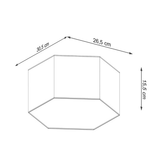 Plafon SUNDE 15 biały SL.1058 SOLLUX LIGHTING