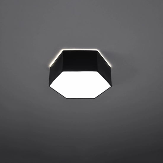 Plafon SUNDE 11 czarny SL.1059 SOLLUX LIGHTING