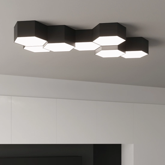 Plafon SUNDE 15 czarny SL.1061 SOLLUX LIGHTING