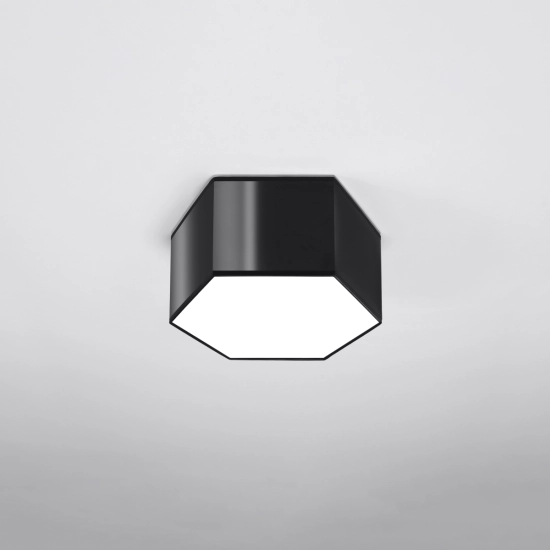 Plafon SUNDE 15 czarny SL.1061 SOLLUX LIGHTING
