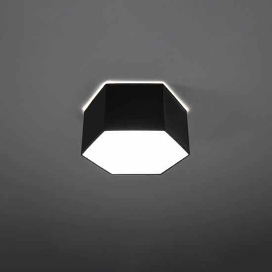 Plafon SUNDE 15 czarny SL.1061 SOLLUX LIGHTING