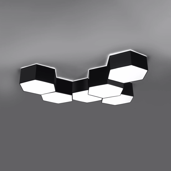 Plafon SUNDE 15 czarny SL.1061 SOLLUX LIGHTING
