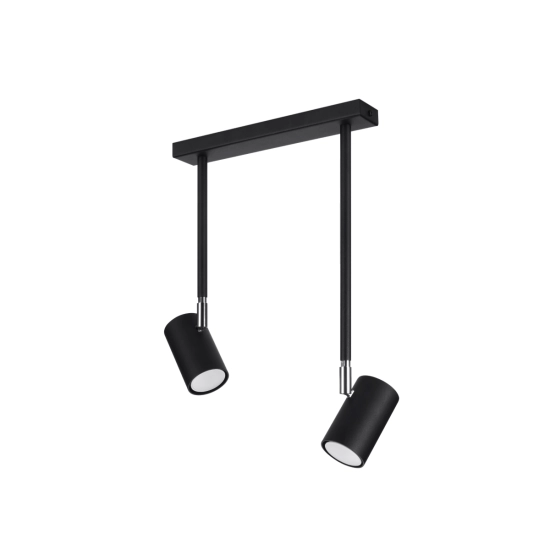 Plafon NORANO 2 czarny SL.1075 SOLLUX LIGHTING