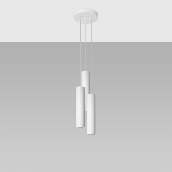 Lampa wisząca LAGOS 3P biały SL.1078 SOLLUX LIGHTING