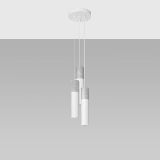 Lampa wisząca BORGIO 3P biały SL.1080 SOLLUX LIGHTING