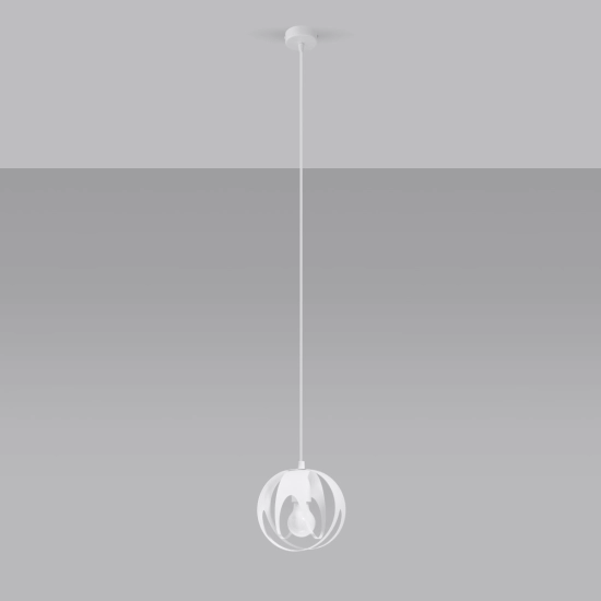 Lampa wisząca TULOS 1 biała SL.1083 SOLLUX LIGHTING