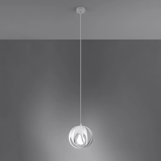 Lampa wisząca TULOS 1 biała SL.1083 SOLLUX LIGHTING