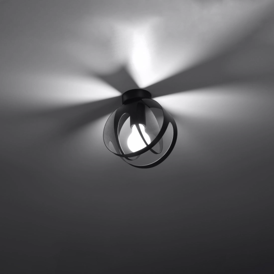 Plafon TULOS czarny SL.1086 SOLLUX LIGHTING