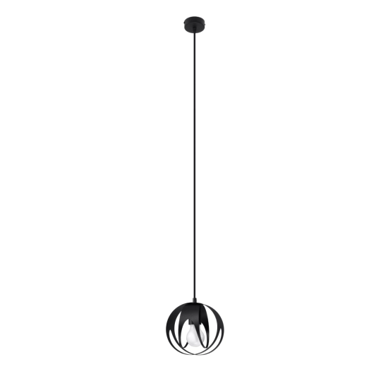 Lampa wisząca TULOS 1 czarna SL.1087 SOLLUX LIGHTING