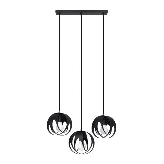 Lampa wisząca TULOS 3L czarna SL.1089 SOLLUX LIGHTING