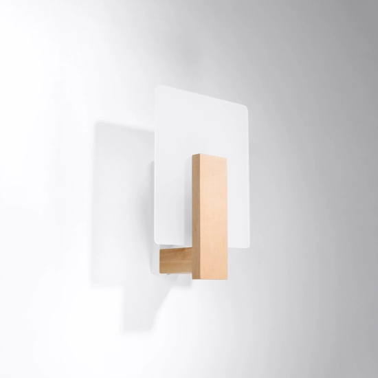 Kinkiet LAPPO naturlane drewno SL.1094 SOLLUX LIGHTING