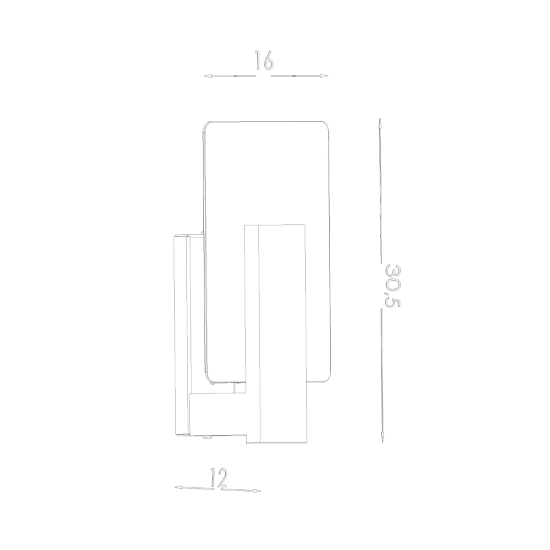 Kinkiet LAPPO wenge SL.1096 SOLLUX LIGHTING