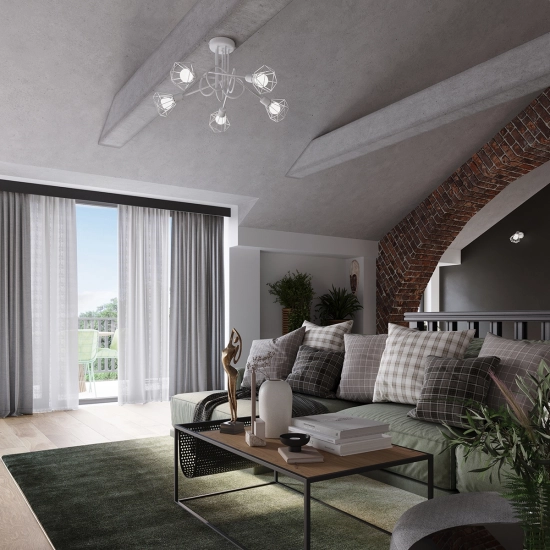 Kinkiet ARTEMIS 1 biały SL.1102 SOLLUX LIGHTING