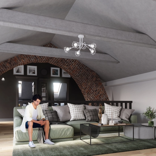 Plafon ARTEMIS 3 biały SL.1104 SOLLUX LIGHTING