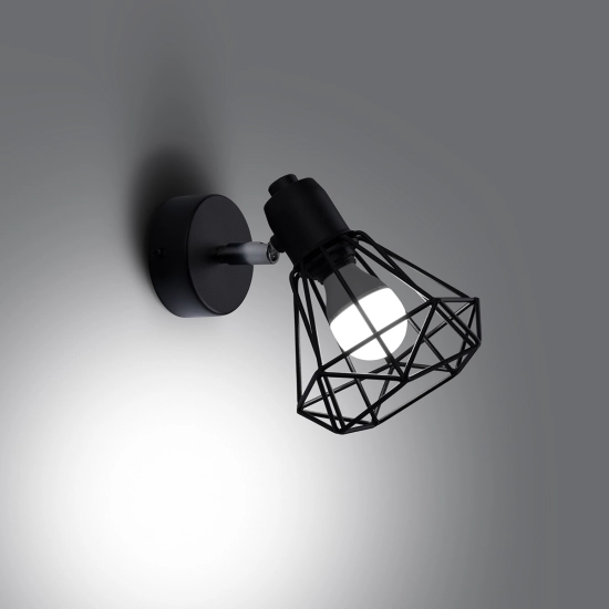 Kinkiet ARTEMIS 1 czarny SL.1105 SOLLUX LIGHTING