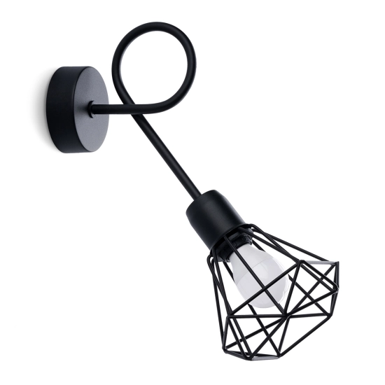 Kinkiet ARTEMIS 1S czarny SL.1108 SOLLUX LIGHTING