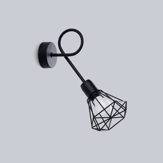 Kinkiet ARTEMIS 1S czarny SL.1108 SOLLUX LIGHTING