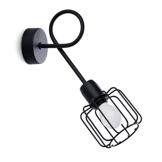 Kinkiet BELUCI 1S czarny SL.1117 SOLLUX LIGHTING