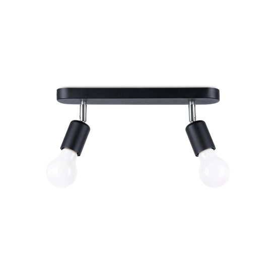 Plafon FORNES 2 czarny SL.1121 SOLLUX LIGHTING