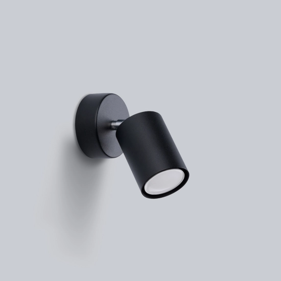 Kinkiet LEMMI 1 czarny SL.1126 SOLLUX LIGHTING