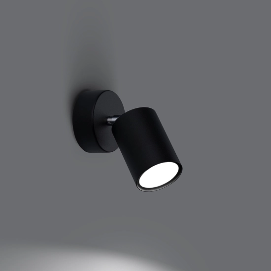 Kinkiet LEMMI 1 czarny SL.1126 SOLLUX LIGHTING