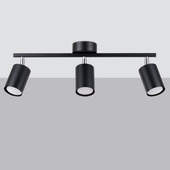 Plafon LEMMI 3 czarny SL.1128 SOLLUX LIGHTING