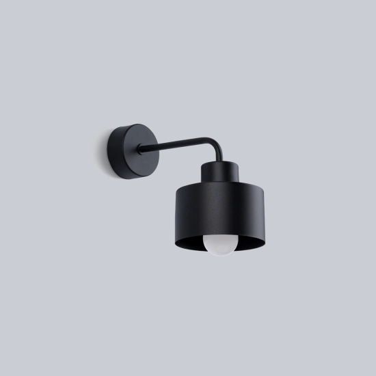 Kinkiet SAVAR 1 czarny SL.1129 SOLLUX LIGHTING